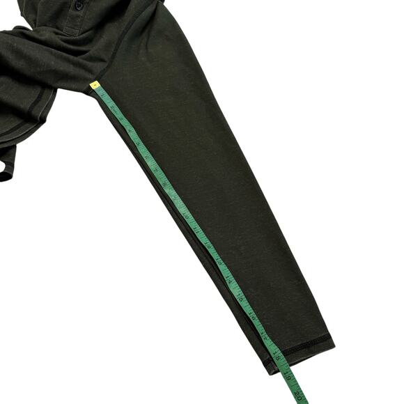 ROBERT BARAKETT Lambert Long Sleeve Henley Olive Green Size Small Mens #RB12047 - Picture 7 of 7